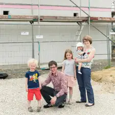 Martin Hoffmann mit seiner Familie